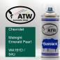 Preview: Chevrolet, Midnight Emerald Pearl, WA191D / 54U: 400ml Sprühdose, von ATW Autoteile West.